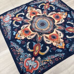 100% Silk Paisley Bandana